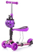 Самокат Chipolino Kiddy Evo Purple\Graffiti  (DSKIE0214PG) фото №1 — интернет-магазин Desire.md