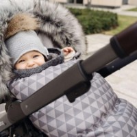 Детский зимний чехол Womar Zaffiro Royal Geo Diamond Black\White фото №2 — интернет-магазин Desire.md