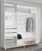 Dulap cu uşi glisante Mobildor-Lux Aron 230x220 White (aron1048) K3 imaginea #3 — magazin online Desire.md