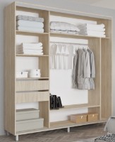 Dulap cu uşi glisante Mobildor-Lux Aron 230x220 Oak Sonoma (aron893) K2 imaginea #2 — magazin online Desire.md