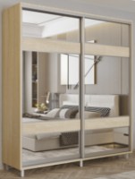 Dulap cu uşi glisante Mobildor-Lux Aron 230x220 Oak Sonoma (aron1053) K3