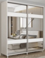 Dulap cu uşi glisante Mobildor-Lux Aron 230x220 White (aron1048) K3