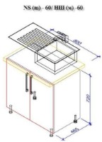 Bucătărie Bafimob Iulia MDF 2.6m Alebastr/Dub Konkordiya imaginea #6 — magazin online Desire.md