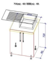 Кухонный гарнитур Bafimob Modern (High Gloss) 1.8m no glass White/Green фото №4 — интернет-магазин Desire.md