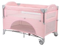 Pătuț pliabil Kikka Boo Milky Way Pink 2020 2 Levels imaginea #1 — magazin online Desire.md