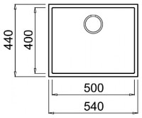 Кухонная мойка Elleci Quadra Undermount 105 40 Full Black (LGQ10540BSO) фото №2 — интернет-магазин Desire.md