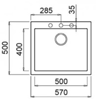 Chiuvetă de bucătărie Teka ForSquare 50.40 TG Black imaginea #3 — magazin online Desire.md