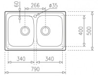 Chiuvetă de bucătărie Teka Universe 80 T-XN 2B Matt imaginea #2 — magazin online Desire.md