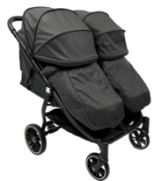 Carucior Kikka Boo Happy 2 Black (31001040008) imaginea #2 — magazin online Desire.md