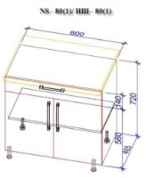 Bucătărie Bafimob Modern MDF Mini 1.6m Dub Konkordiya/Alebastr imaginea #2 — magazin online Desire.md