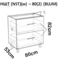 Bucătărie Bafimob Blum (High Gloss) 2.4m White/Black imaginea #4 — magazin online Desire.md