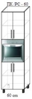 Кухонный гарнитур Bafimob Corner (High Gloss) 4.1x0.9m Eco Grey/White