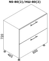 Bucătărie Bafimob Corner MDF 4.1x0.9 Eco +tandembox Dub Konkordiya/Dub Polyarnyi imaginea #3 — magazin online Desire.md