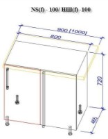 Bucătărie Bafimob Corner (High Gloss) 1.8x1.8m Beige/Brown imaginea #4 — magazin online Desire.md