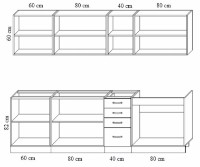 Кухонный гарнитур Bafimob Bafi 2.6 фото №2 — интернет-магазин Desire.md