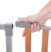 Porțile de siguranță DreamBaby Cosmopolitan (G2029BB) Gray\Wood imaginea #3 — magazin online Desire.md