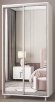 Шкаф-купе Mobildor-Lux Aron-P Mirror 110x220 White (aronp3448)