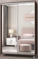 Dulap cu uşi glisante Mobildor-Lux Aron P 140x220 (2226 Wenghe) imaginea #1 — magazin online Desire.md