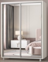 Dulap cu uşi glisante Mobildor-Lux Aron-P Mirror 160x220 White (aronp3512)