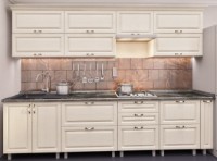 Bucătărie Bafimob Quadro MDF 3.0m +tandembox Alebastr        