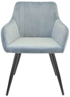 Стул Deco DC-1936 Iris Light Blue/Black Legs