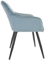 Стул Deco DC-1936 Iris Light Blue/Black Legs