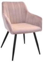 Scaun Deco DC-1936 Iris Pudra/Black Legs imaginea #2 — magazin online Desire.md