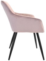 Scaun Deco DC-1936 Iris Pudra/Black Legs imaginea #4 — magazin online Desire.md