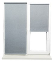 Rolete textile Dekora Melange 744 Grey Nobil 0.70x1.70m