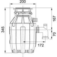 Tocătoare resturi alimentare Franke Turbo Elite (134.0500.617)