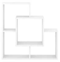 Raft de perete Fabrik Home Small 10 Alb Frasin