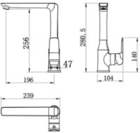 Baterie bucătărie Ferro Tina 38714.0 imaginea #2 — magazin online Desire.md