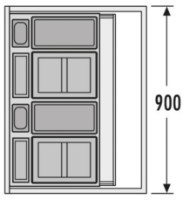 Урна Hailo AS XXL 900 (3630901) фото №3 — интернет-магазин Desire.md