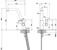 Смеситель для кухни Gessi Incline 50005-149 фото №2 — интернет-магазин Desire.md