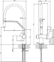 Смеситель для кухни Gessi Inedito 60429-299 фото №2 — интернет-магазин Desire.md