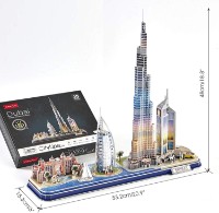 Puzzle 3D-constructor CubicFun Dubai Led (L523h)