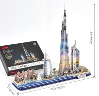 Puzzle 3D-constructor CubicFun Dubai Led (L523h) imaginea #3 — magazin online Desire.md