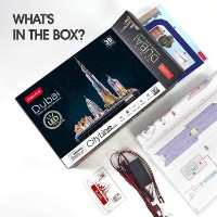 Puzzle 3D-constructor CubicFun Dubai Led (L523h) imaginea #4 — magazin online Desire.md