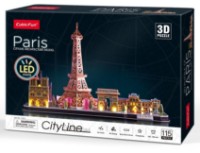 3D пазл-конструктор CubicFun Paris Led (L525h)