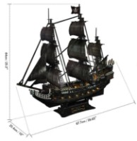 Puzzle 3D-constructor CubicFun Queen Anne's Revenge Led (L522h) imaginea #4 — magazin online Desire.md
