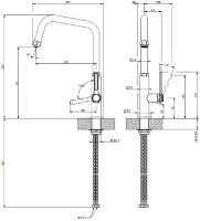 Смеситель для кухни Gessi Officine 60051-708 фото №2 — интернет-магазин Desire.md