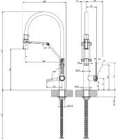 Смеситель для кухни Gessi Officine 60055-708 фото №2 — интернет-магазин Desire.md