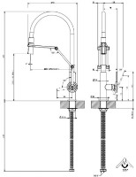 Смеситель для кухни Gessi Officine Volantino 60205-299 фото №2 — интернет-магазин Desire.md