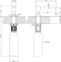 Дозатор моющего средства Gessi Oxygene Cucina 29658-149 фото №2 — интернет-магазин Desire.md