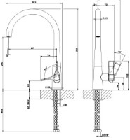 Смеситель для кухни Gessi Proton 17151-149 фото №2 — интернет-магазин Desire.md