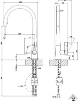 Смеситель для кухни Gessi Proton 17153-149 фото №2 — интернет-магазин Desire.md