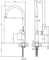 Смеситель для кухни Gessi Stelo 60301-149 фото №2 — интернет-магазин Desire.md