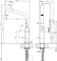 Смеситель для кухни Gessi Stelo 60313-299 фото №2 — интернет-магазин Desire.md