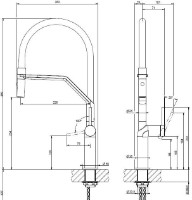 Смеситель для кухни Gessi Stelo 60315-031 фото №2 — интернет-магазин Desire.md