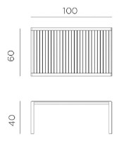 Masă Nardi Aria Tavolino 100 (40052.10.000) imaginea #2 — magazin online Desire.md